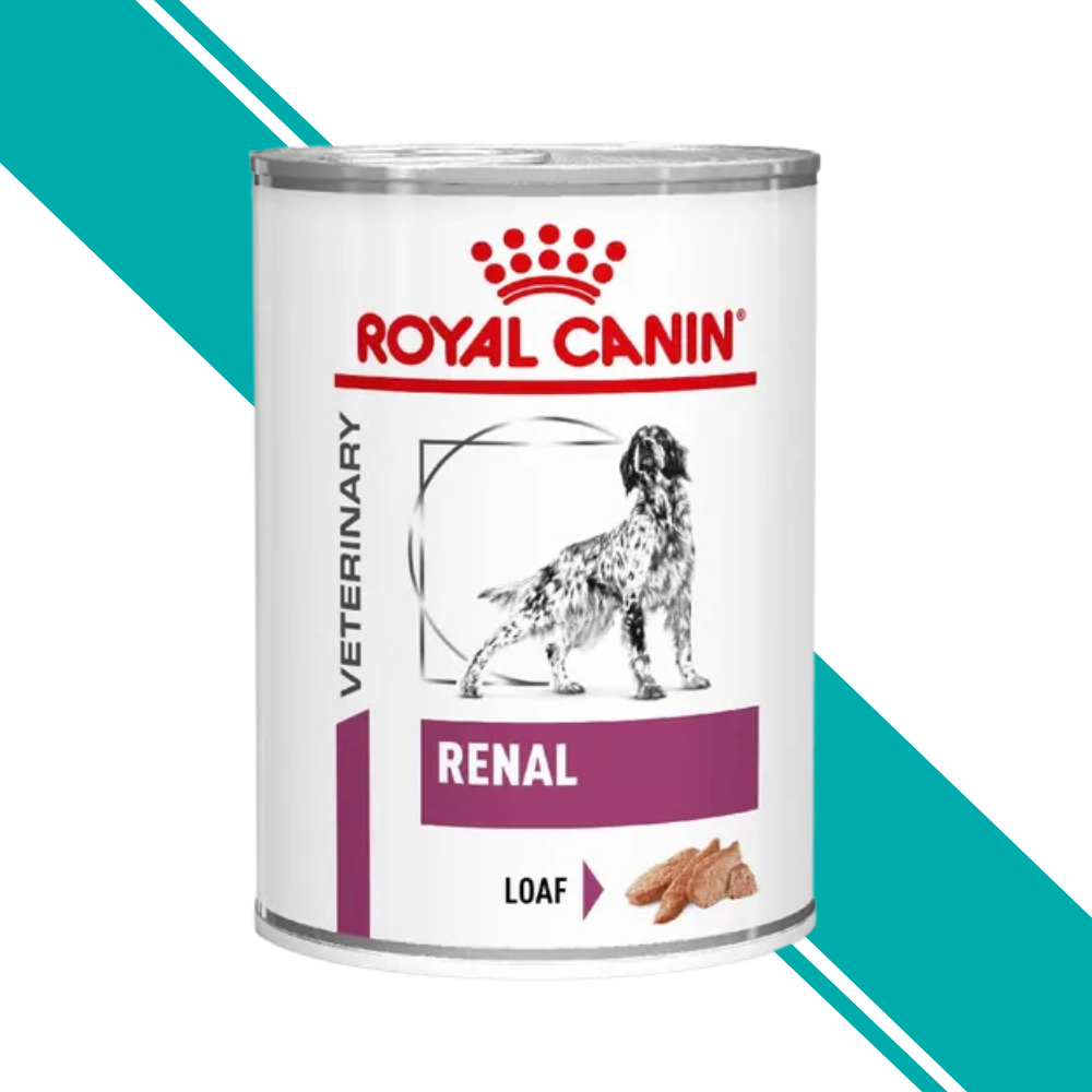 Royal Canin Renal Dog Food - Wet Loaf 12x410g Cans